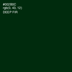 #002B0C - Deep Fir Color Image